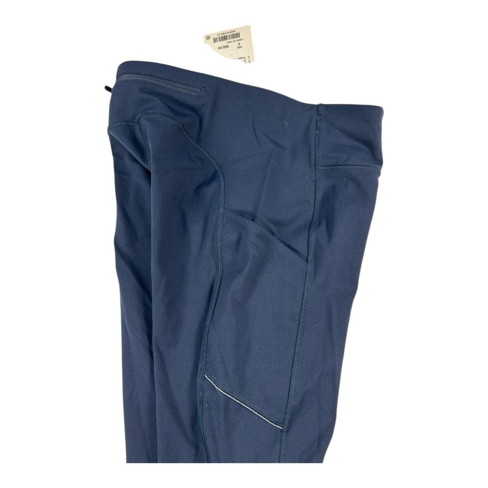 Lululemon NEW Speed Up Crop 21” with Pockets – True Navy, Size 6 (NWT) - Picture 14 of 16